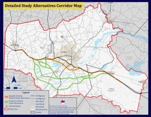 Kinston Bypass Project Map