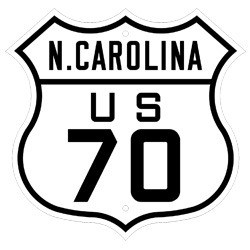 North-Carolina-US-70-sign